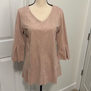 Soft Surroundings Faux Suede Top